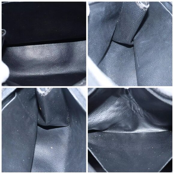 FENDI Pecan Canvas Clutch Bag Black Brown Auth - Picture 16 of 16